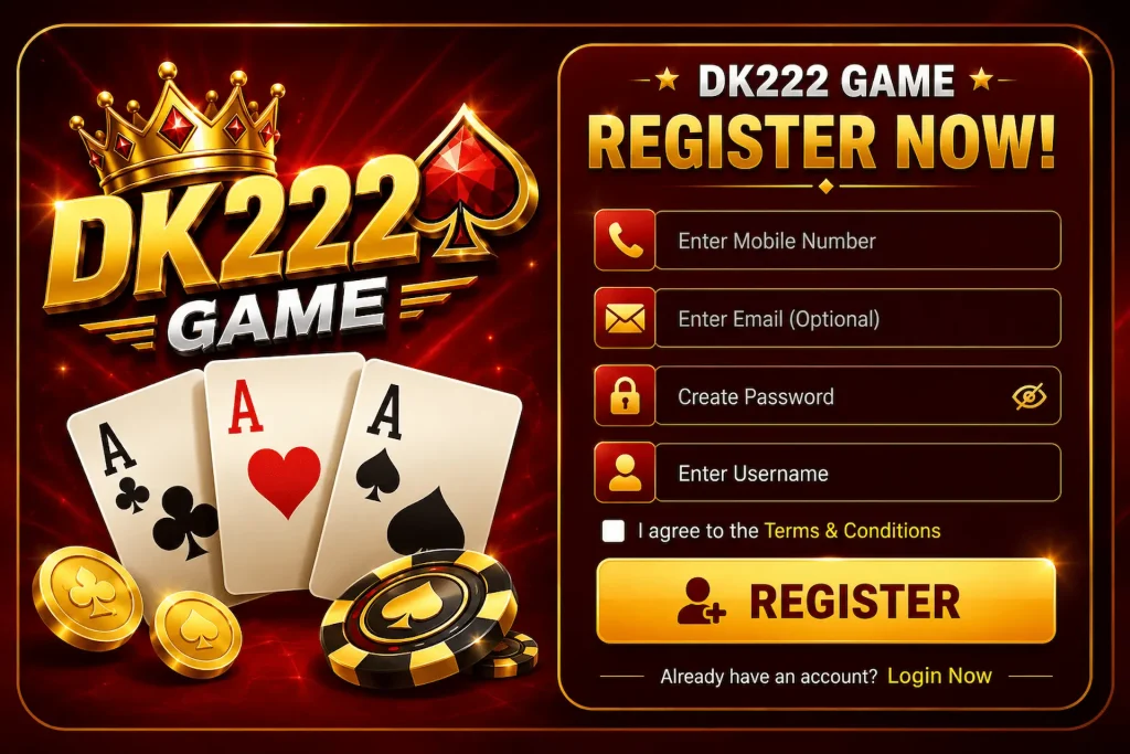DK222 Game Registration
